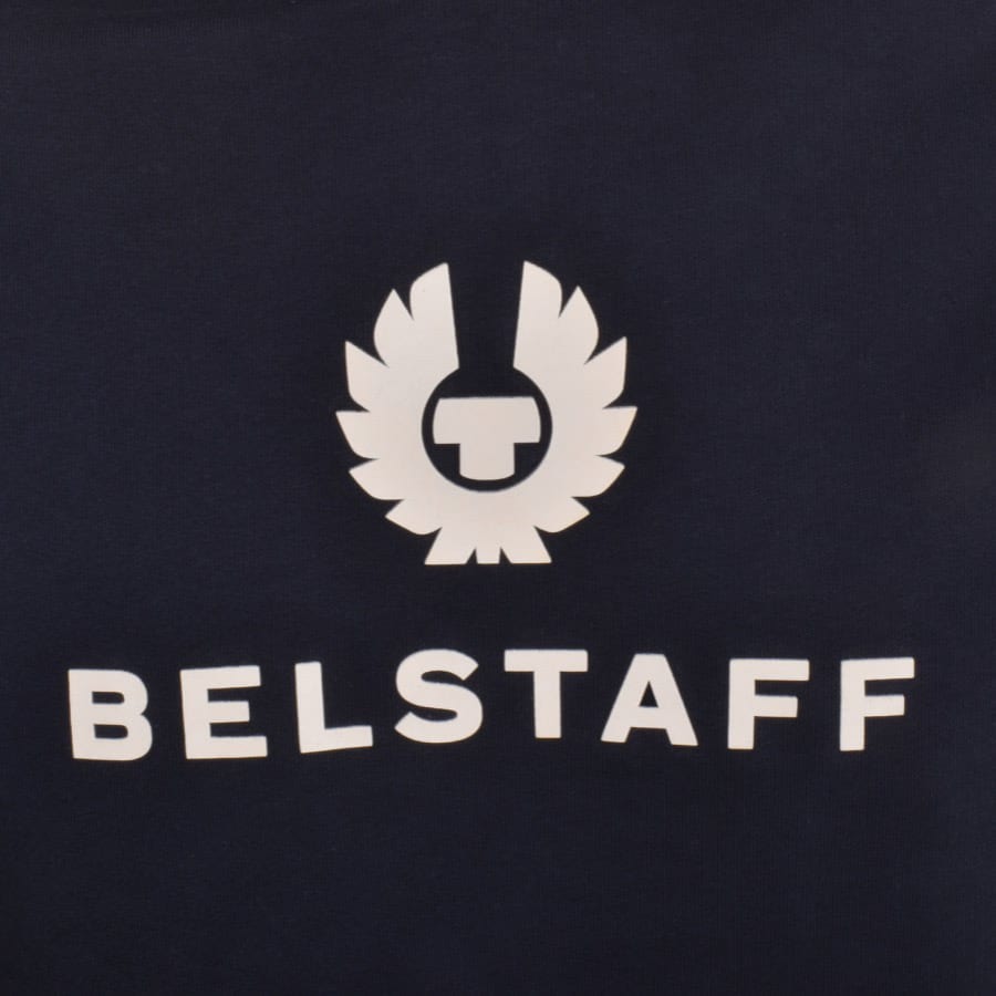Belstaff Signature Logo Hoodie Navy | Mainline Menswear