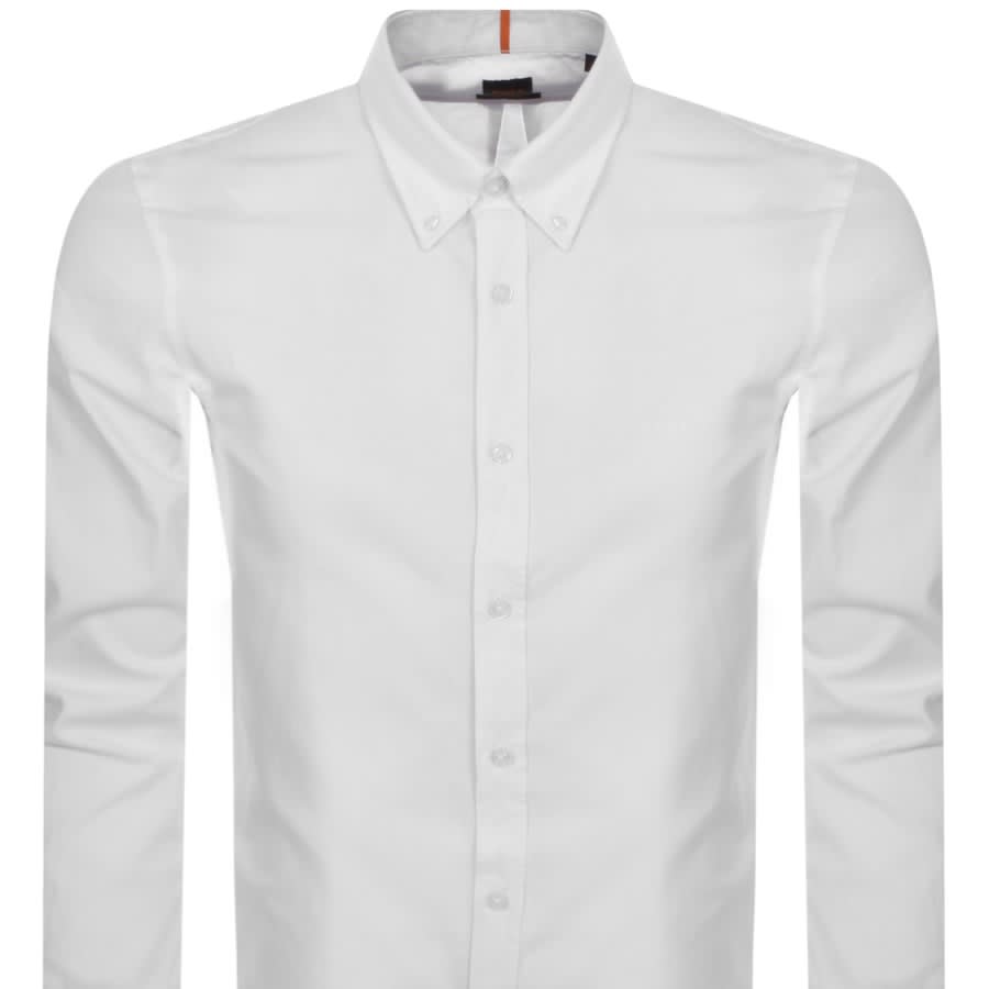 Image number 2 for BOSS Rickert Long Sleeved Shirt White