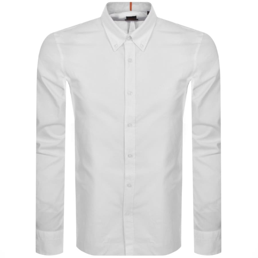 Image number 1 for BOSS Rickert Long Sleeved Shirt White