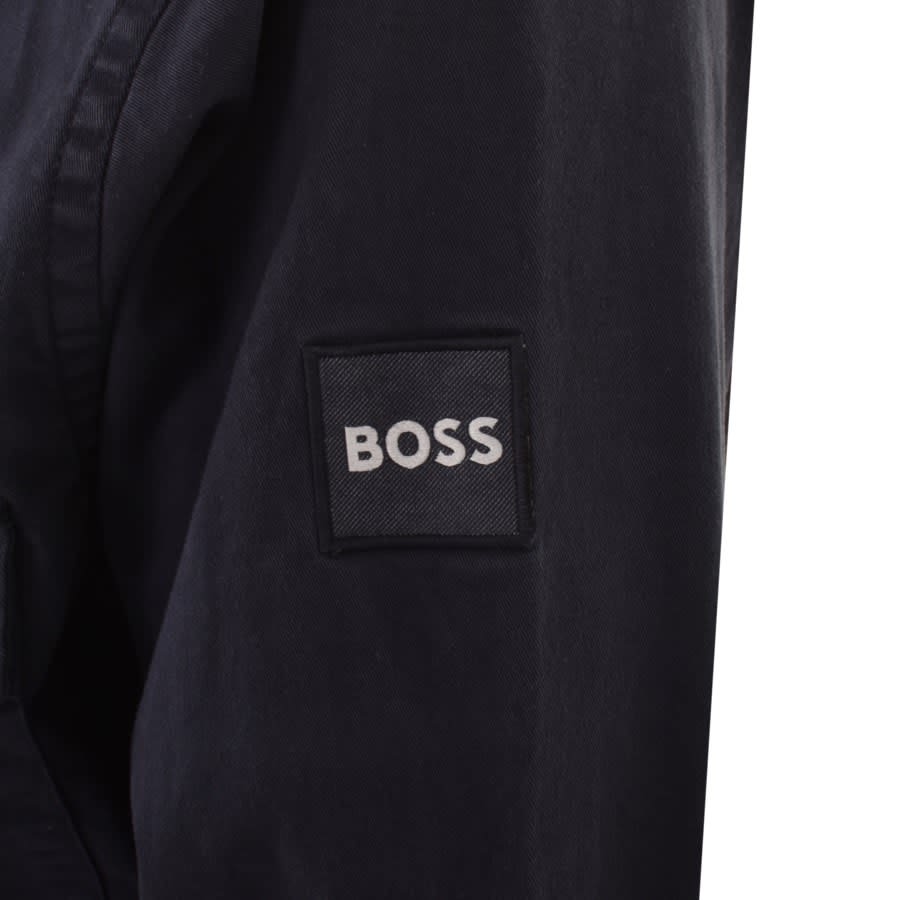 Image number 3 for BOSS Lisel Overshirt Navy