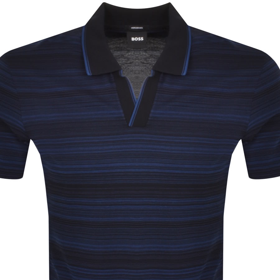 Image number 2 for BOSS Pye 16 Polo T Shirt Blue