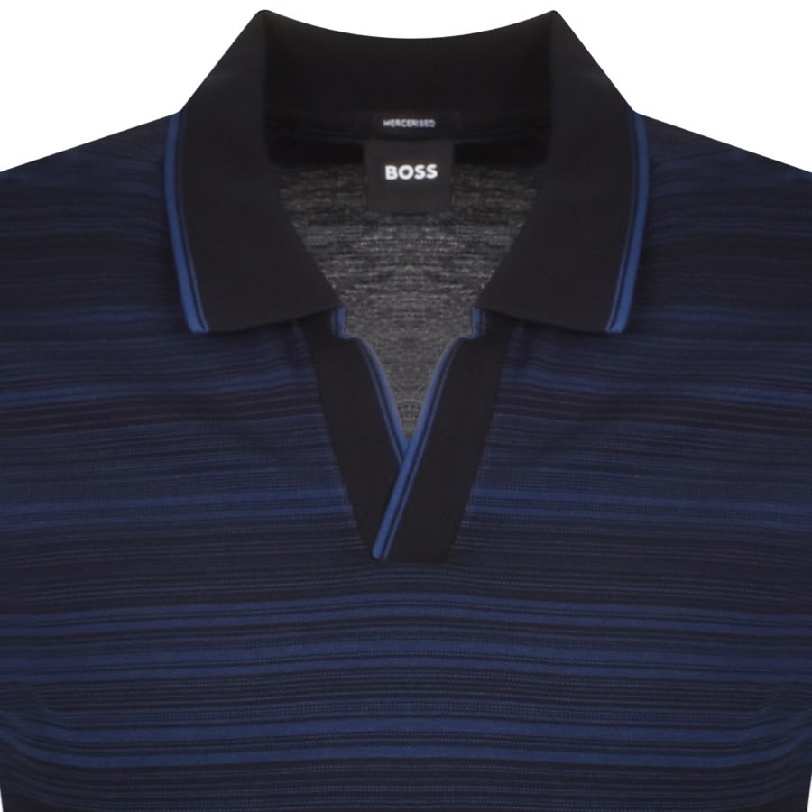 Image number 3 for BOSS Pye 16 Polo T Shirt Blue