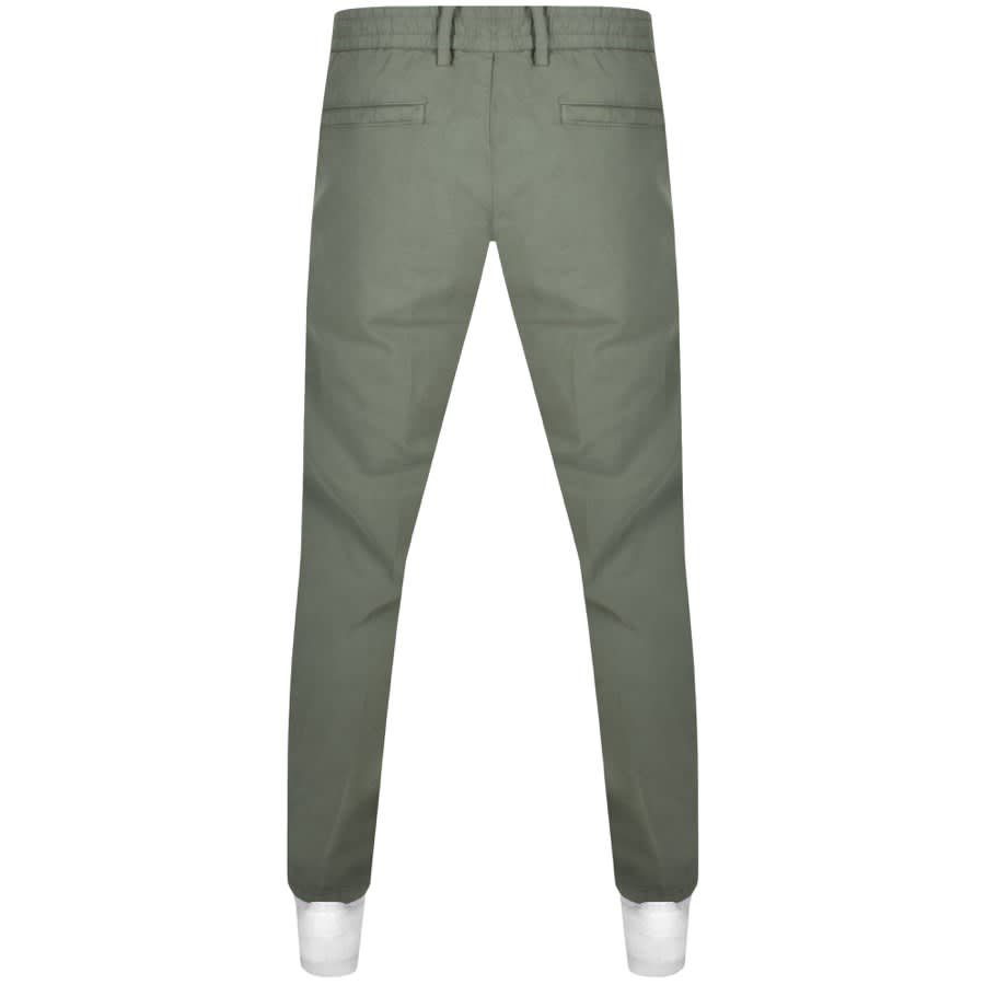 Image number 2 for BOSS Kane Slim Tapered Trousers Green