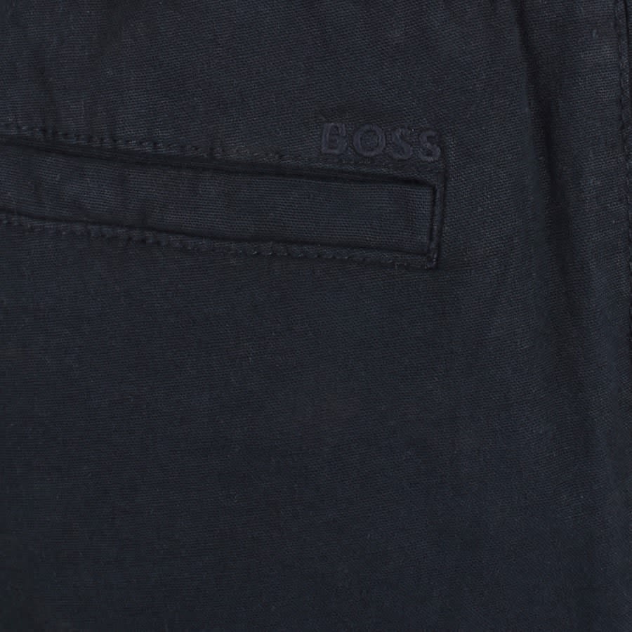 Image number 3 for BOSS Kane Slim Tapered Trousers Navy