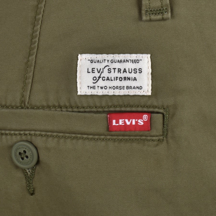 Image number 3 for Levis Chino Taper Shorts Green