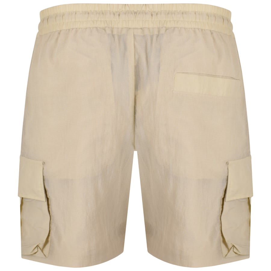 Image number 2 for Calvin Klein Jeans Mesh Ripstop Cargo Shorts Beige