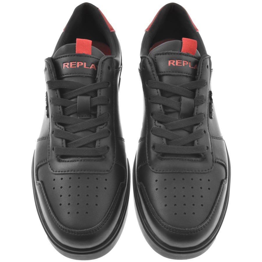 Image number 3 for Replay Polaris Court Trainers Black