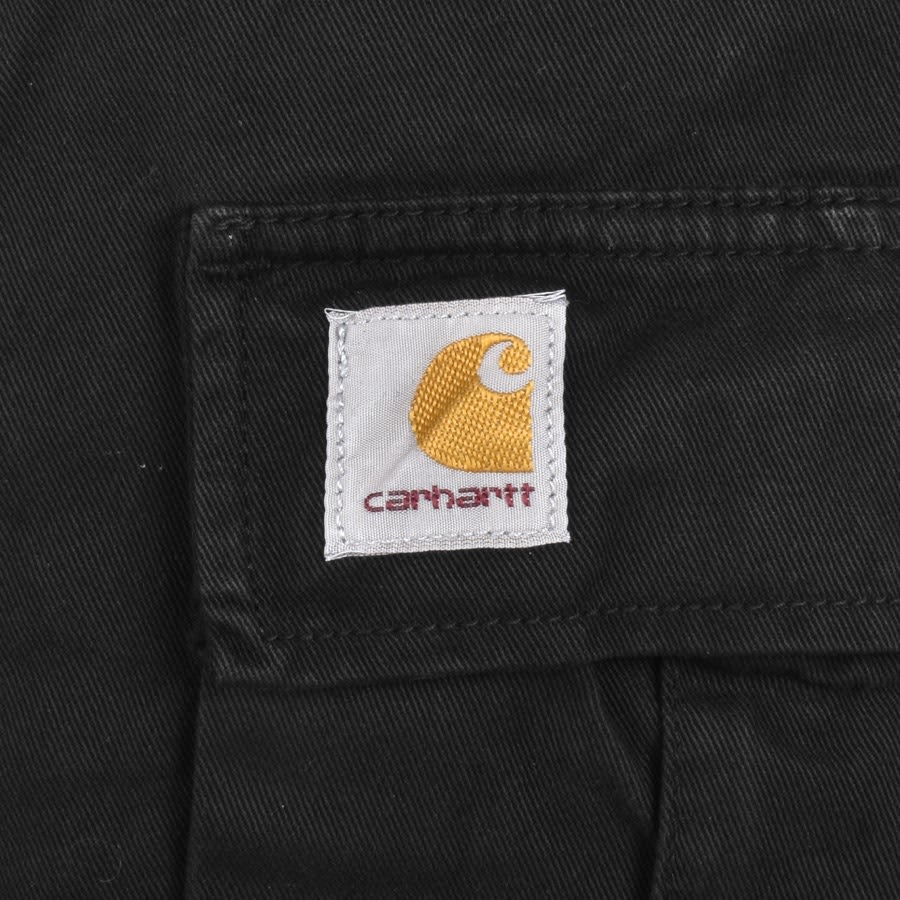 Image number 3 for Carhartt WIP Regular Cargo Shorts Black