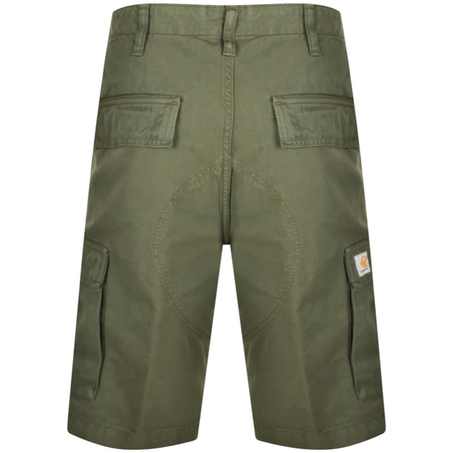 Image number 2 for Carhartt WIP Regular Cargo Shorts Green