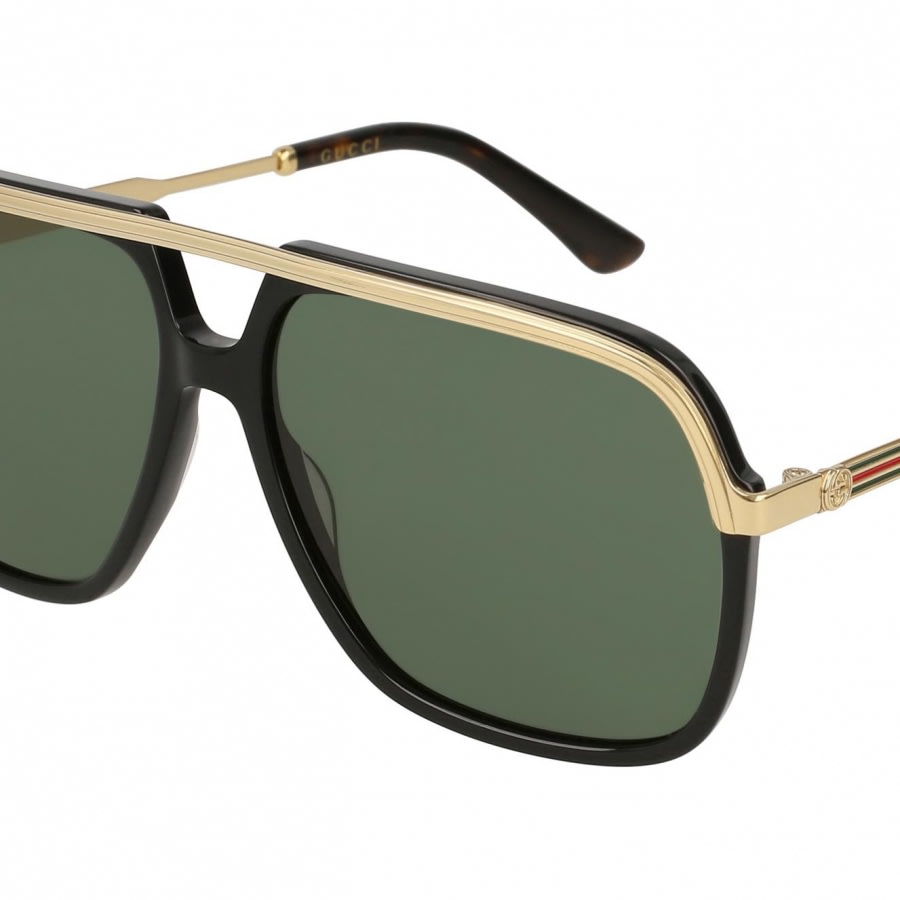 Image number 2 for Gucci GG0200S 001 Sunglasses Gold