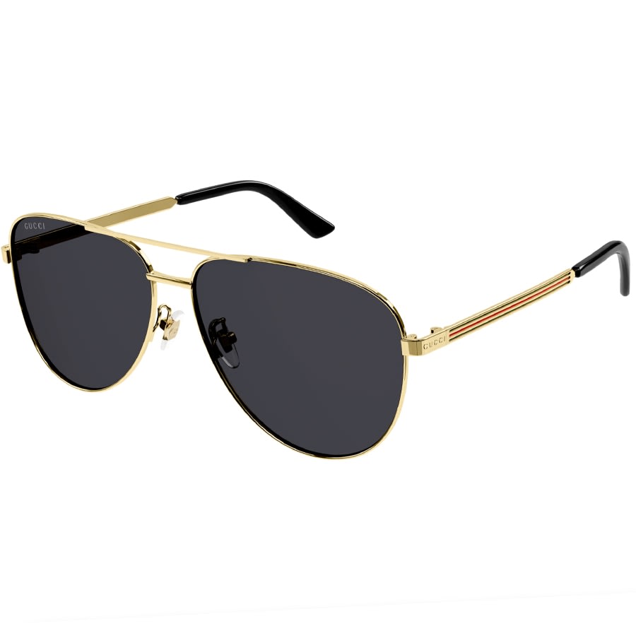 Image number 1 for Gucci GG1233SA 001 Sunglasses Gold