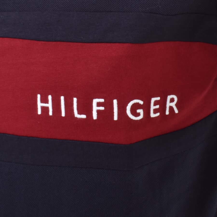Tommy Hilfiger Colourblock Polo T Shirt Navy | Mainline Menswear