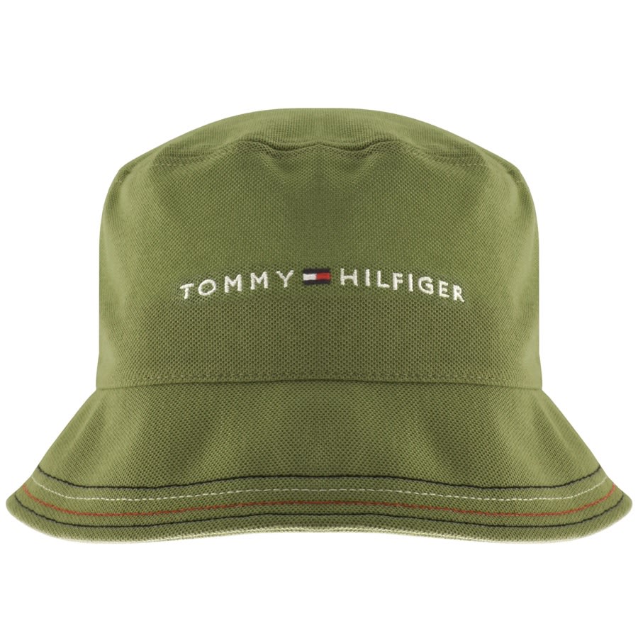 Image number 1 for Tommy Hilfiger Skyline Bucket Hat Green