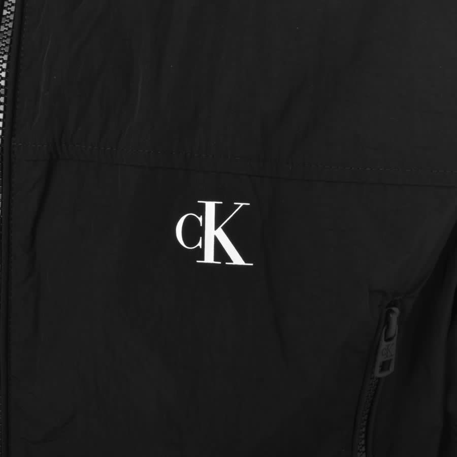 Calvin Klein Black Cotton Reflective Fireman Jacket M Calvin Klein | TLC