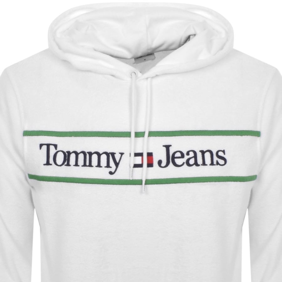 Image number 2 for Tommy Jeans Overhead Hoodie White