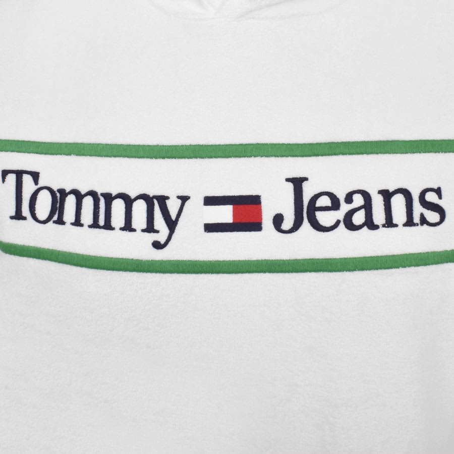 Image number 3 for Tommy Jeans Overhead Hoodie White