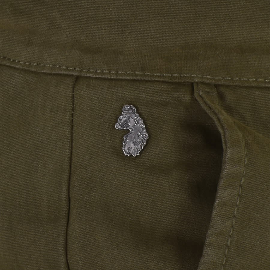 Image number 3 for Luke 1977 Alpa Chino Trousers Green