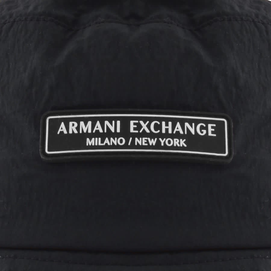 Image number 3 for Armani Exchange Logo Bucket Hat Navy
