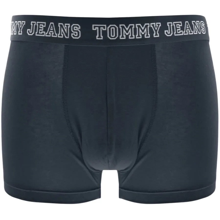 Image number 2 for Tommy Jeans 3 Pack Boxer Trunks Black