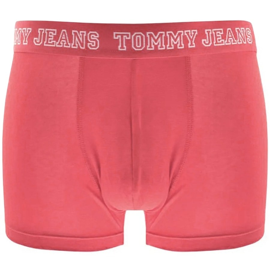 Image number 4 for Tommy Jeans 3 Pack Boxer Trunks Black