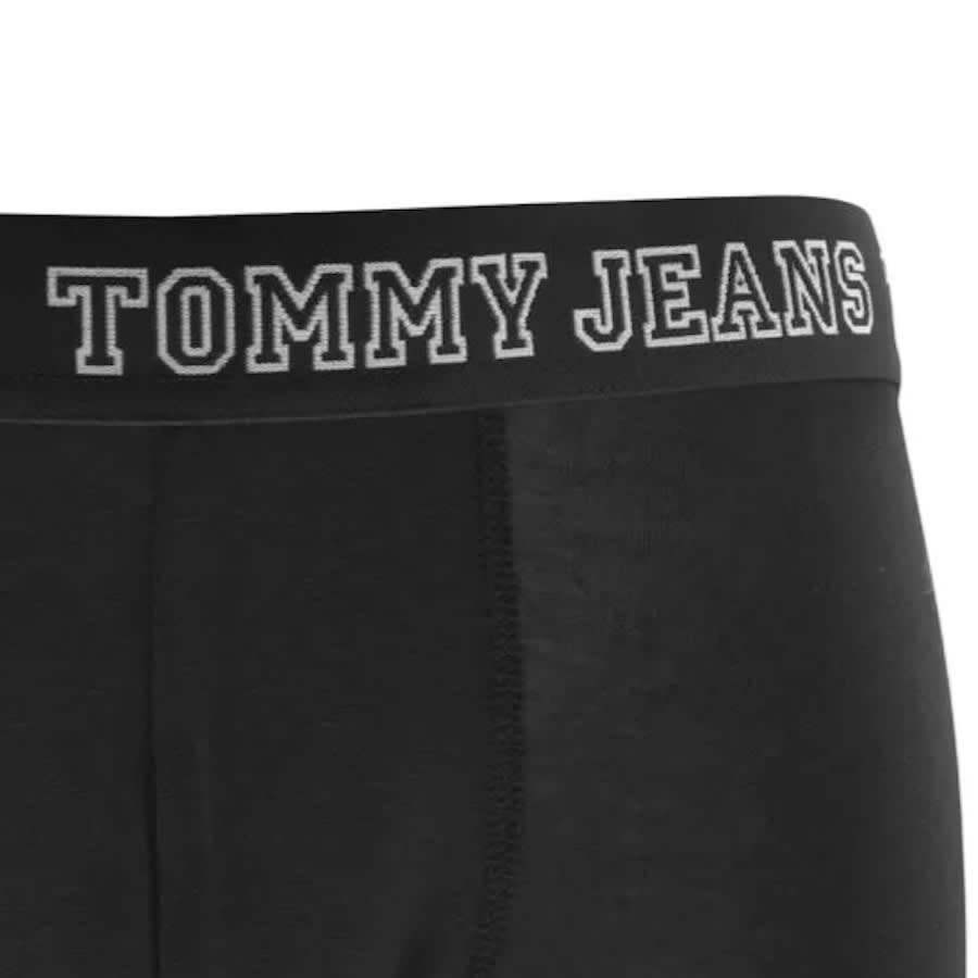 Image number 5 for Tommy Jeans 3 Pack Boxer Trunks Black