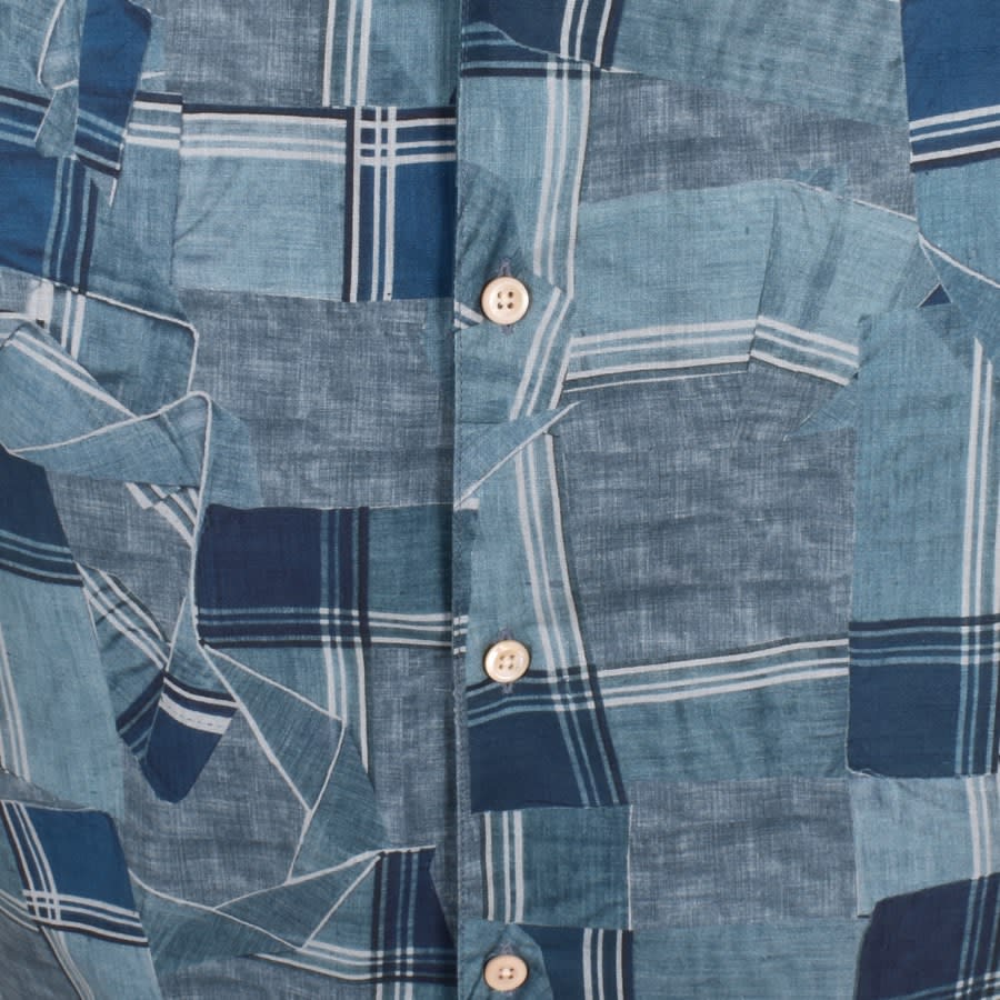 Image number 3 for Paul Smith Short Sleeved Shirt Blue