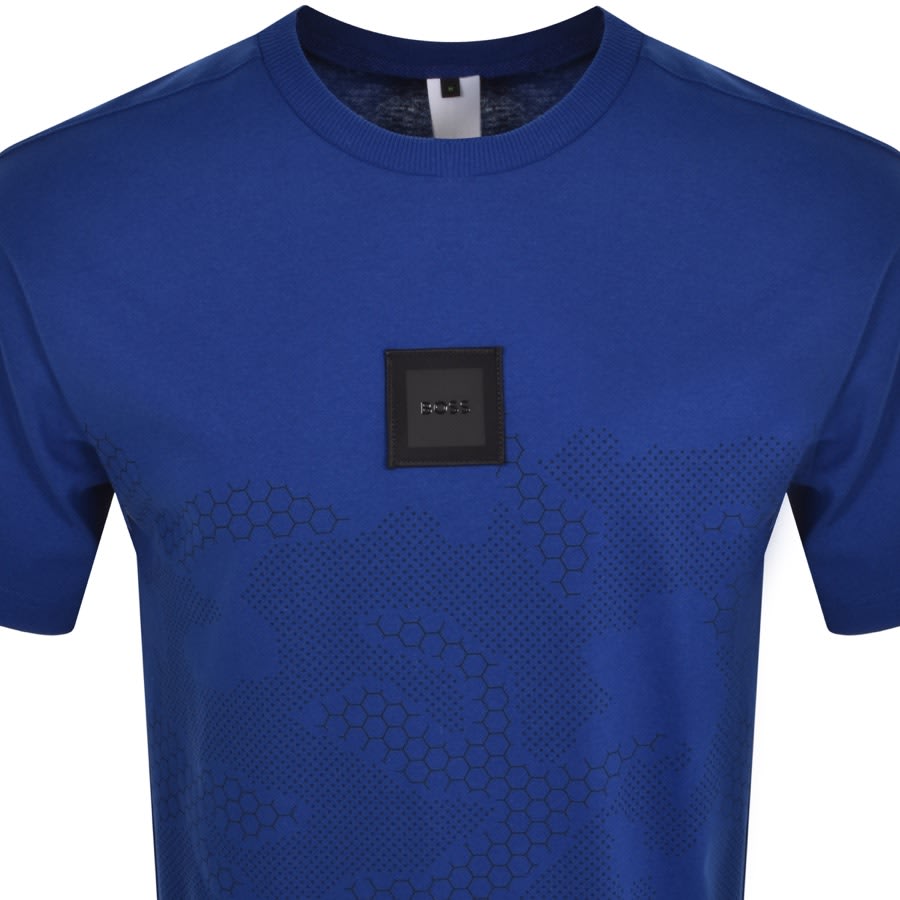 Image number 2 for BOSS Talboa Lotus 1 T Shirt Blue