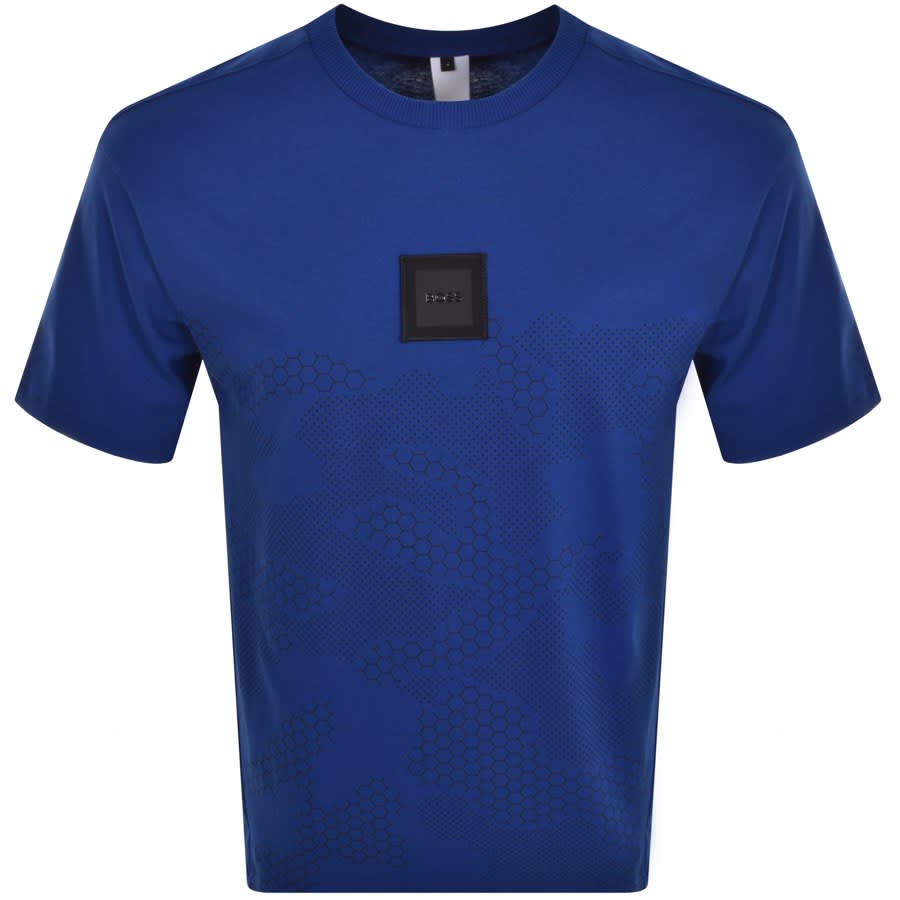 Image number 1 for BOSS Talboa Lotus 1 T Shirt Blue