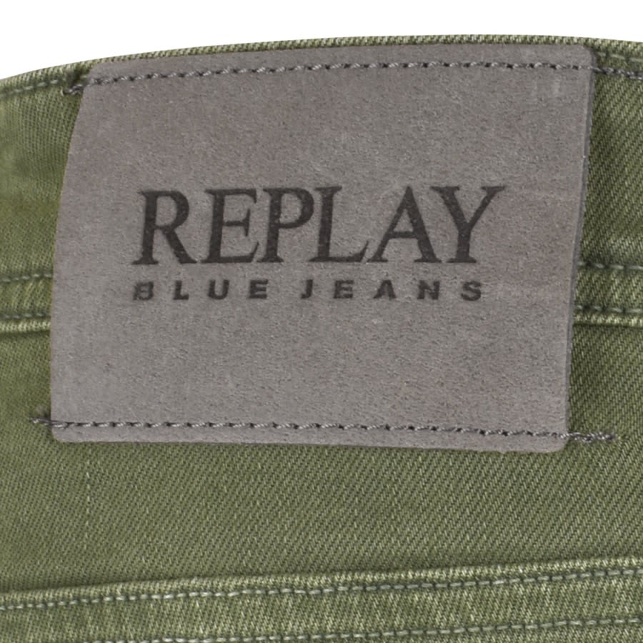 Image number 3 for Replay RBJ 901 Denim Shorts Khaki