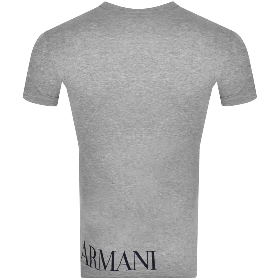 Image number 3 for Emporio Armani Lounge Logo T Shirt Grey