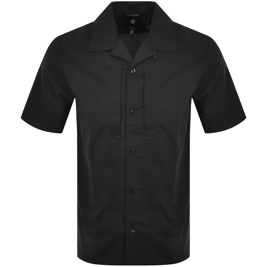 Image number 1 for G Star Raw Workwear Short Sleeve Shirt Black