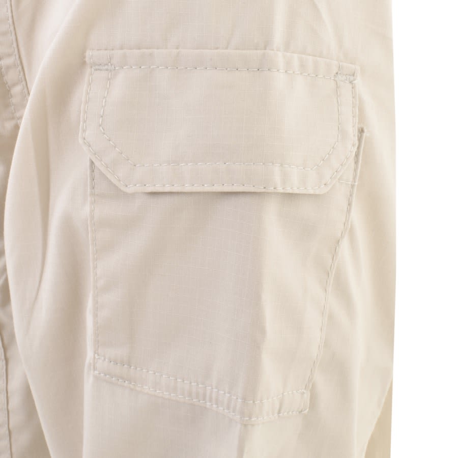 Image number 3 for G Star Raw Two Pocket Long Sleeved Shirt Beige