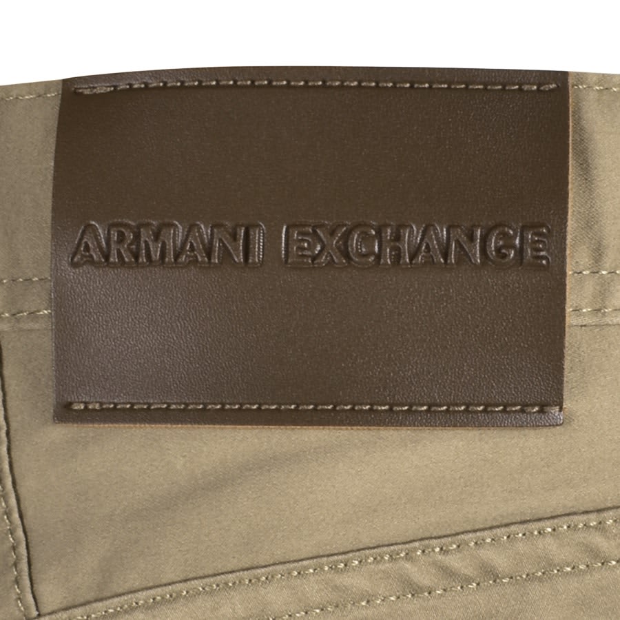 Image number 3 for Armani Exchange J13 Slim Fit Chinos Beige