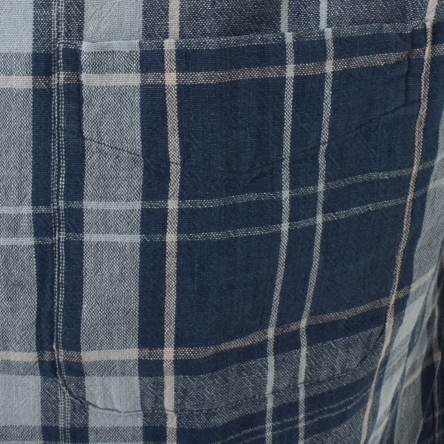 Image number 3 for Ralph Lauren Check Short Sleeved Shirt Blue