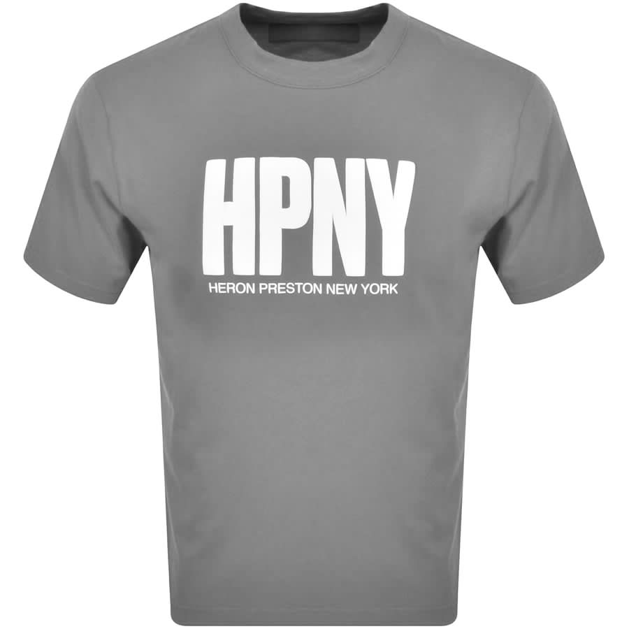 Image number 1 for Heron Preston HPNY T Shirt Grey