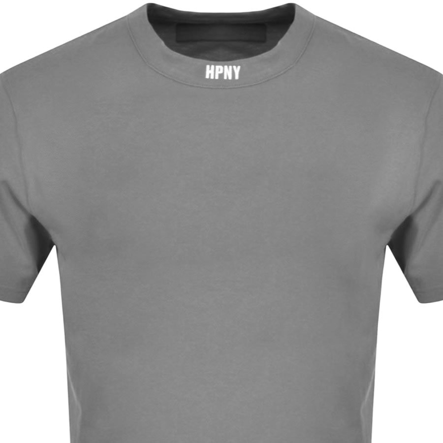 Image number 2 for Heron Preston HPNY Emblem T Shirt Grey
