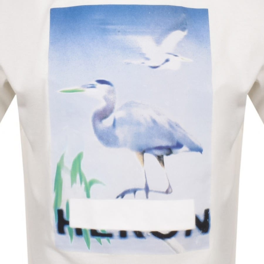 Image number 3 for Heron Preston Censored Heron Logo T Shirt White