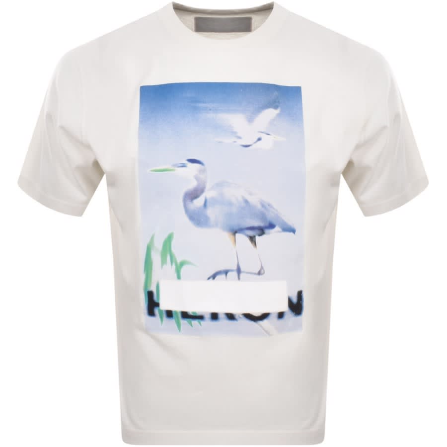 Image number 1 for Heron Preston Censored Heron Logo T Shirt White