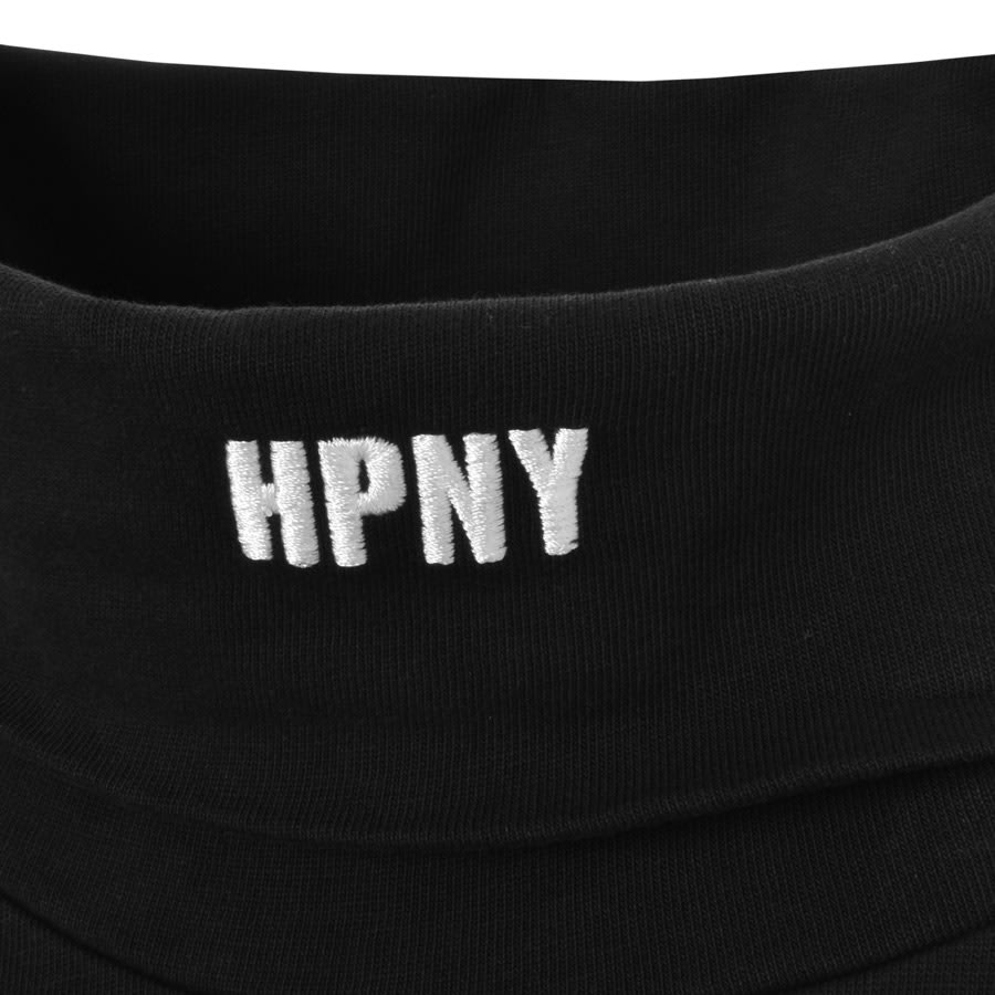Image number 4 for Heron Preston HPNY Emblem Rollneck T Shirt Black