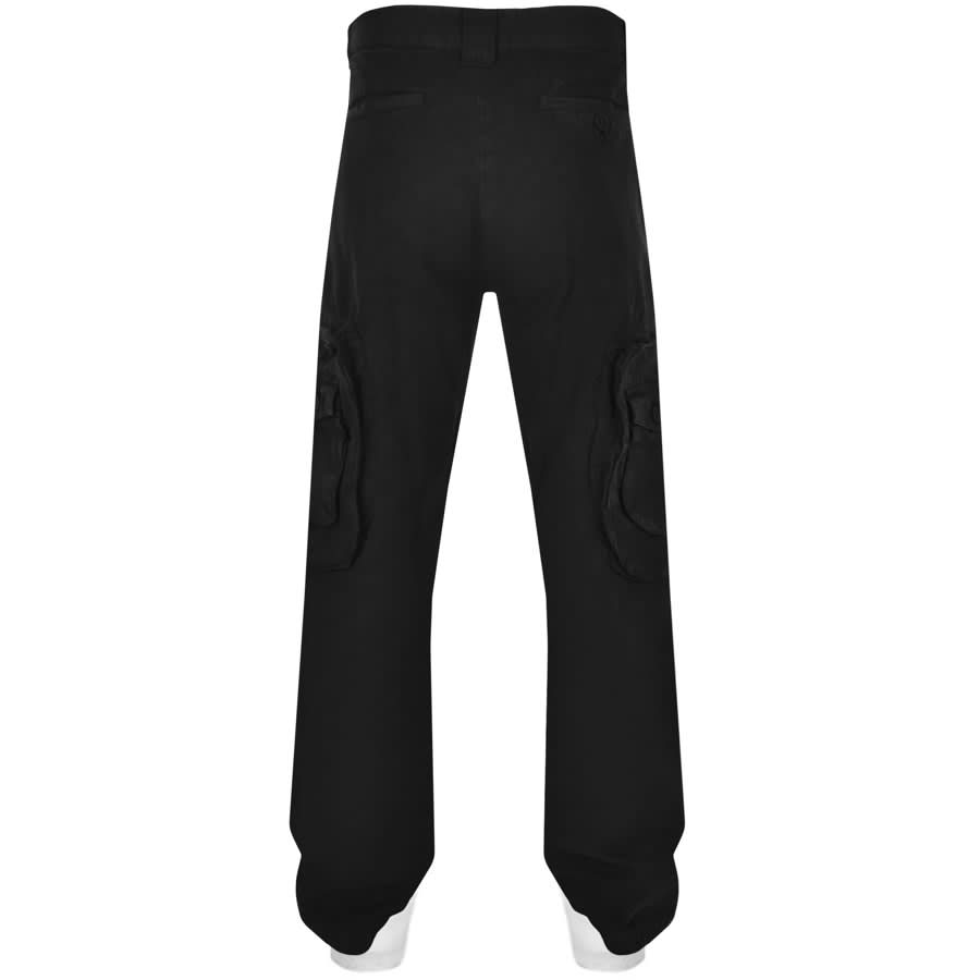Image number 2 for Heron Preston Cargo Trousers Black