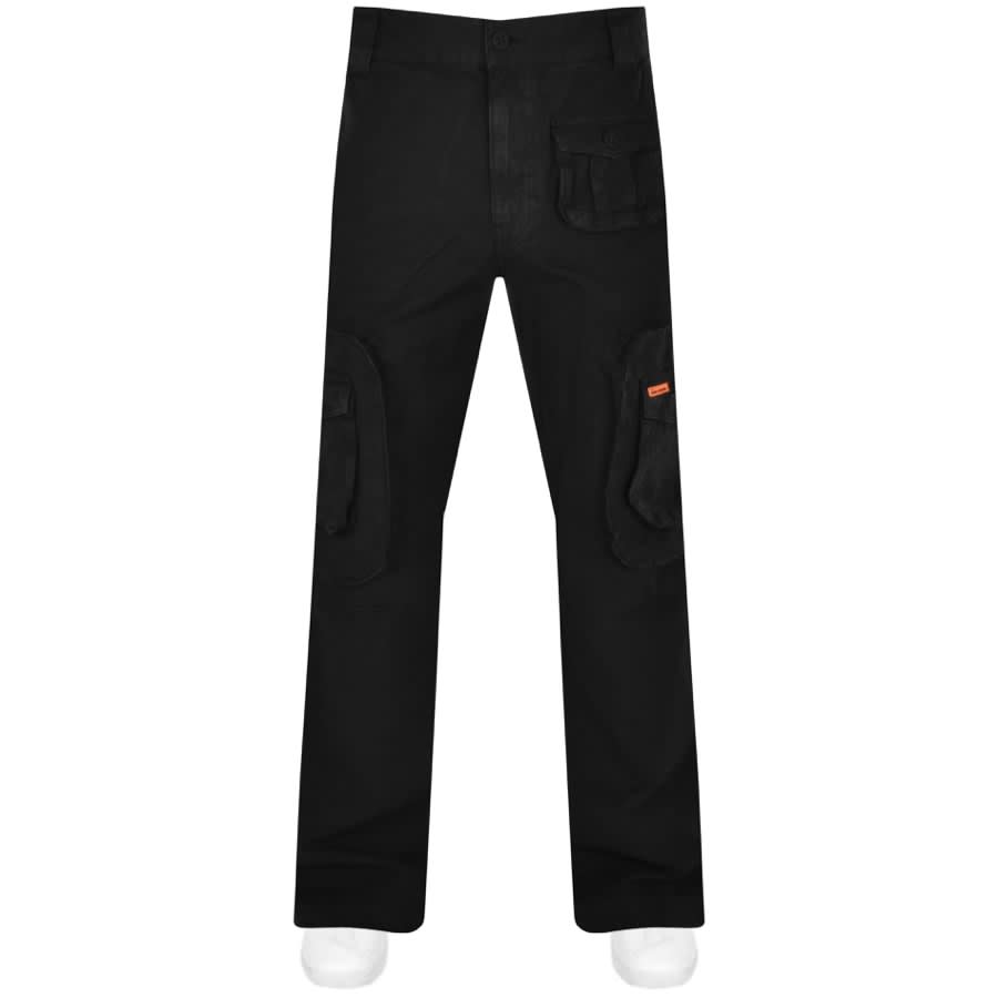 Image number 1 for Heron Preston Cargo Trousers Black