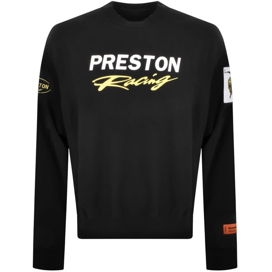Image number 1 for Heron Preston Racing Sweatshirt Black