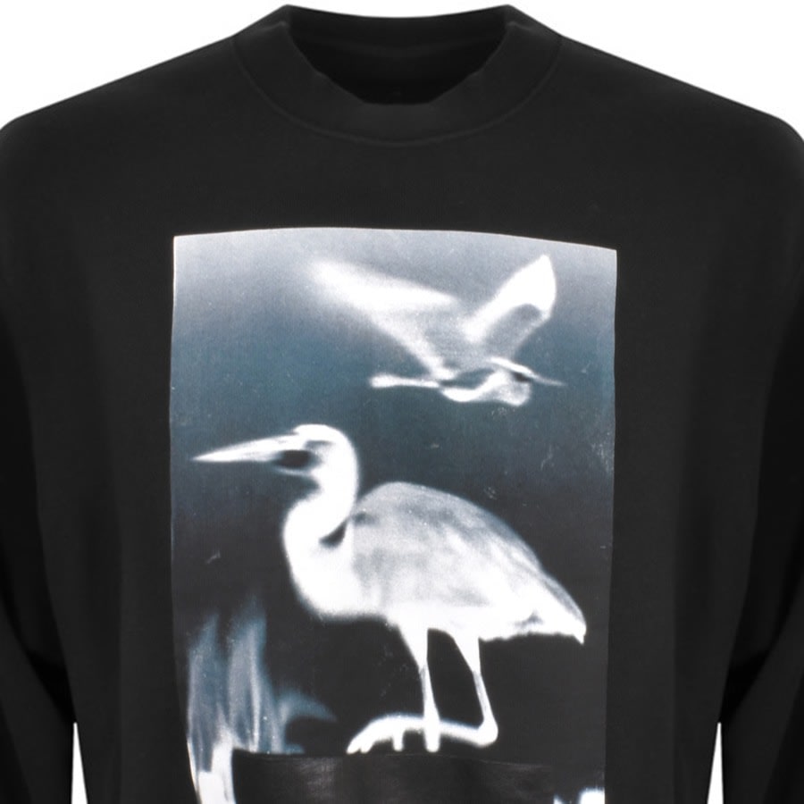 Image number 2 for Heron Preston Censored Heron Sweatshirt Black