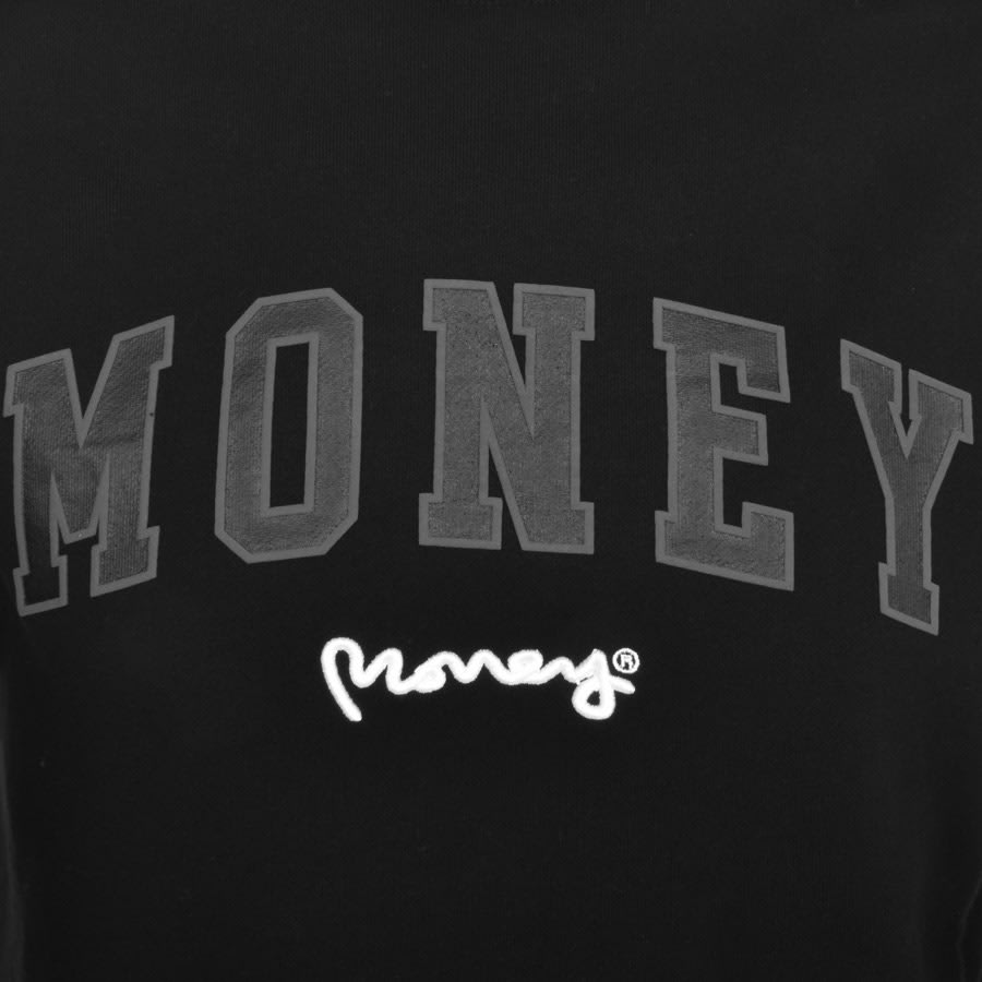Image number 3 for Money State Stripe Sweatshirt Black