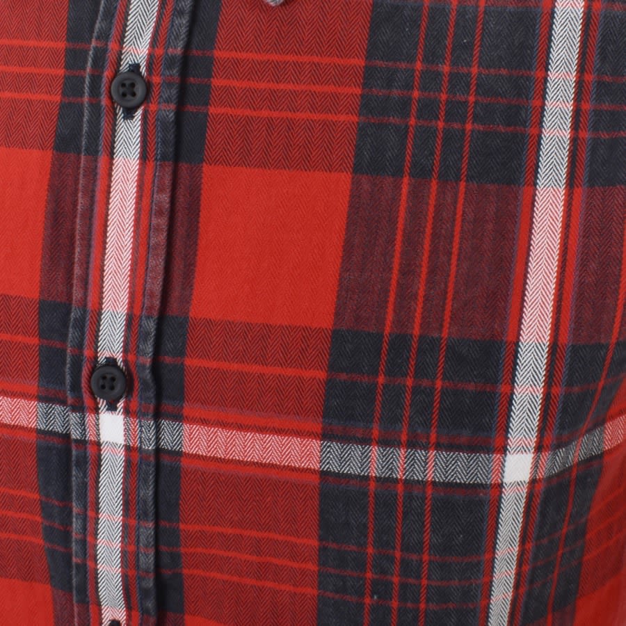 Image number 3 for BOSS Rickert Long Sleeved Shirt Red