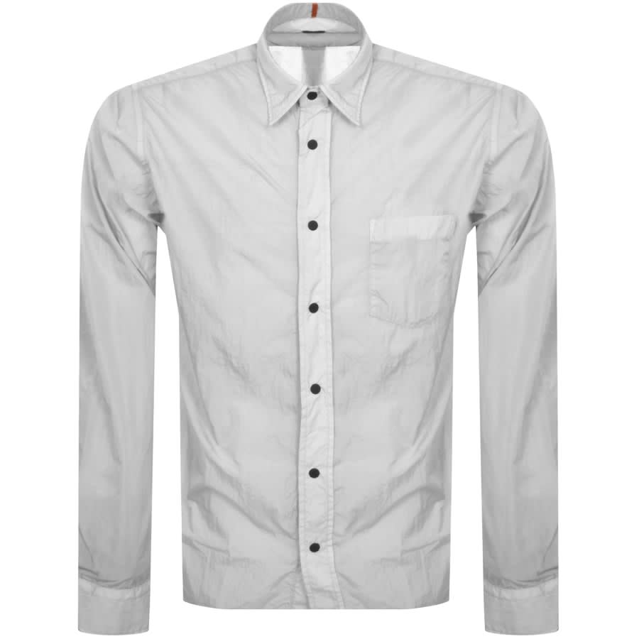 Image number 1 for BOSS Lambini Overshirt Jacket Grey