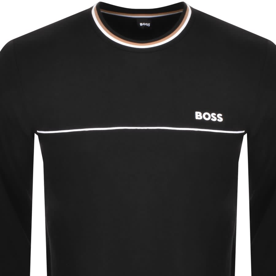 Image number 2 for BOSS Loungewear Core Sweatshirt Black