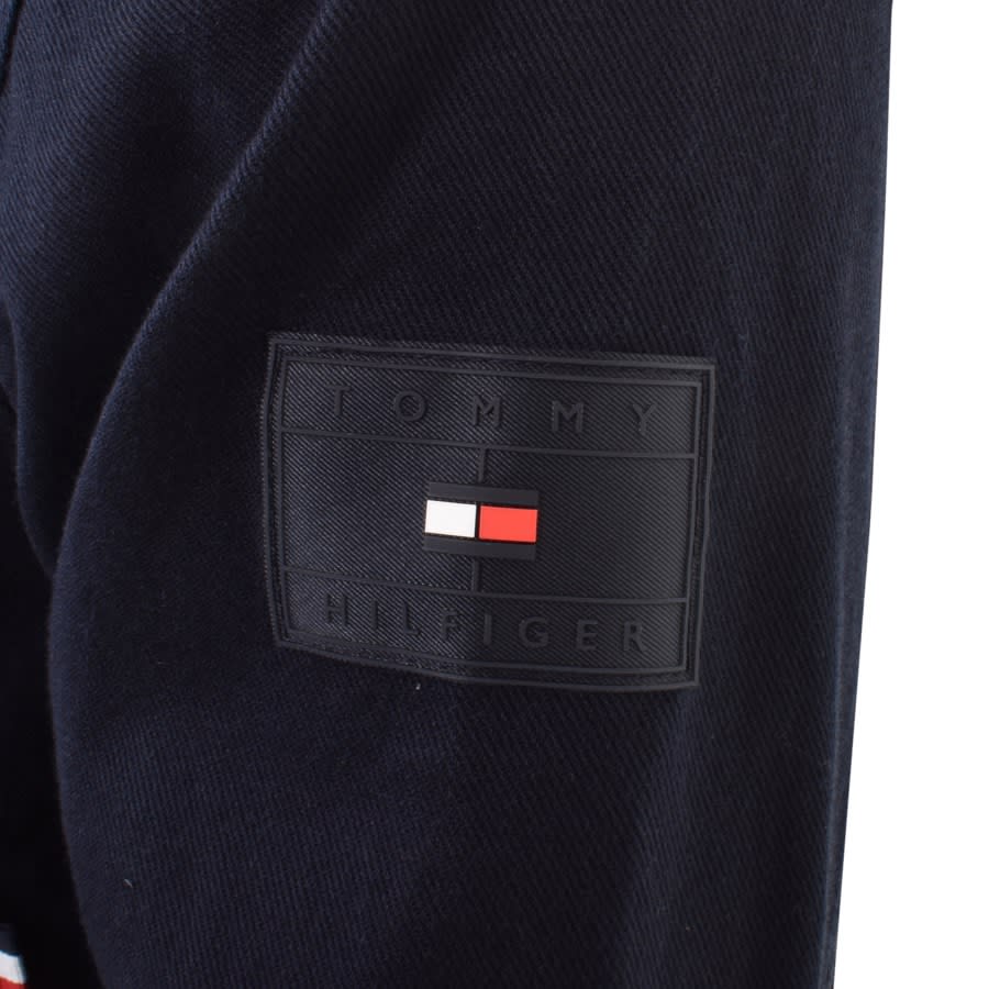 Tommy Hilfiger Heavy Twill Solid Overshirt Navy | Mainline Menswear