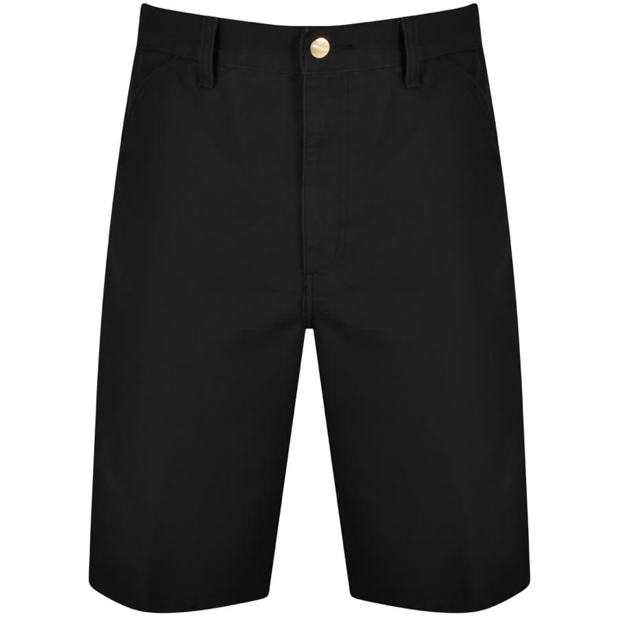 Image number 1 for Carhartt WIP Single Knee Shorts Black