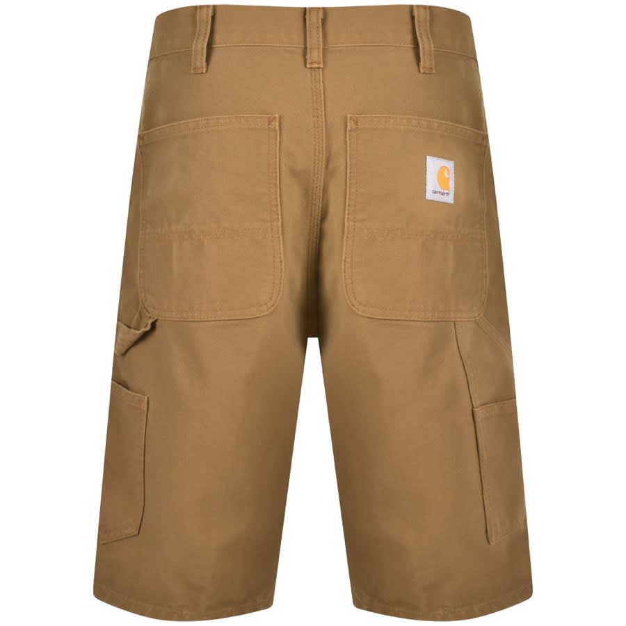 Image number 2 for Carhartt WIP Single Knee Shorts Brown